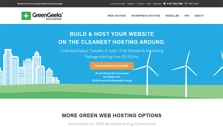GreenGeeks reviews