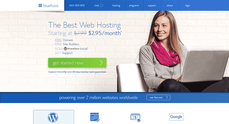 bluehost reviews