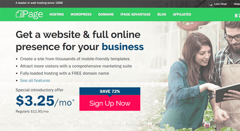 iPage hosting reviews
